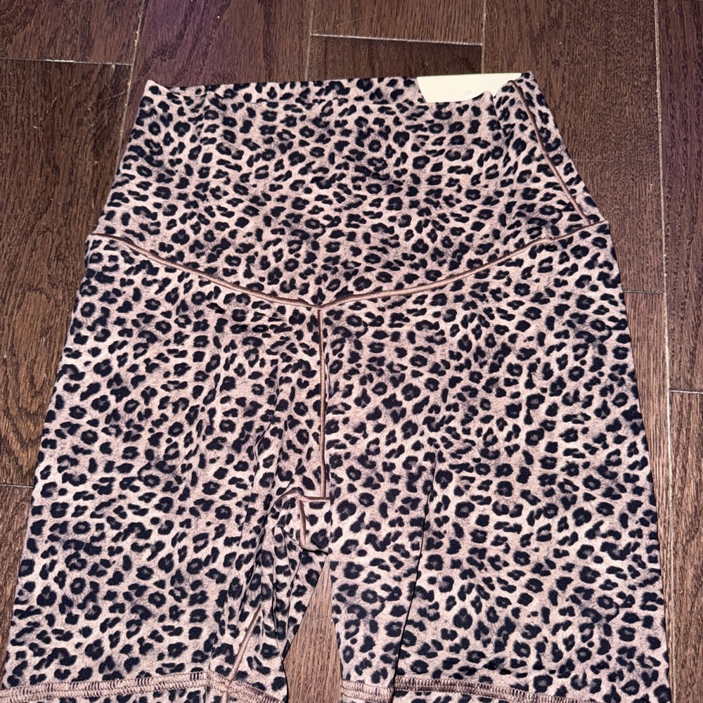 Aerie Leopard Print Bike Shorts